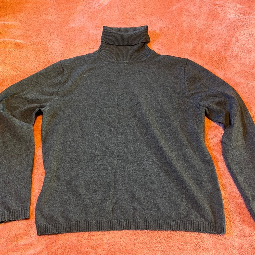 Pendleton women’s grey light grey wool turtleneck